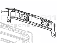 Rear Panel (chassis). Porsche 993 1994-98